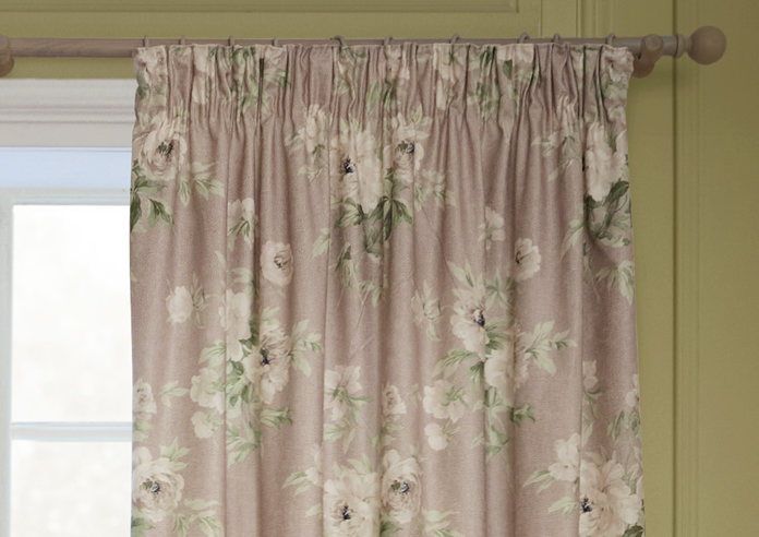 Adele Pencil Pleat, Rose - Ready Made Curtains - Image 9